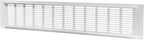 Vent Systems 19.69 x 3.94 (Outer Size) Air Supply Ventilation Grille - Pack of 2 - White Aluminum Rectangle Intake/Exhaust Door Vent Deflector - HVAC for Home Improvement Floor, Wall Duct Cover