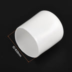 uxcell 10pcs Rubber End Caps 28mm ID Vinyl Round End Cap Cover Screw Thread Protectors White