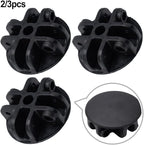 Tent Plastic Top Cover, Pop-up Canopy Connector, 4-Way Center Bracket Connector Black Gazebo Accessories, Tent Cooling Tent Plastic Accessories(3pcs)