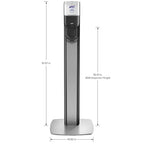 PURELL MESSENGER Floor Stand with ES6 Automatic Dispenser, Graphite (Pack of 1) - 7316-DS-SLV