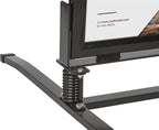 Displays2go 30 x 40 Inch Sidewalk Sign, Waterproof, Snap Frame, Spring Base, 2 Sided, Black (OWS3040B)