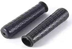 Rubber Wheelbarrow Handle Grips for 8-42mm Round Tubes, Non-Slip Replacement Wheelbarrow Handles, Garden Cart Handle Covers, 2-Pack Black Anti-Skid Shock Absorption(114 x 8mm)