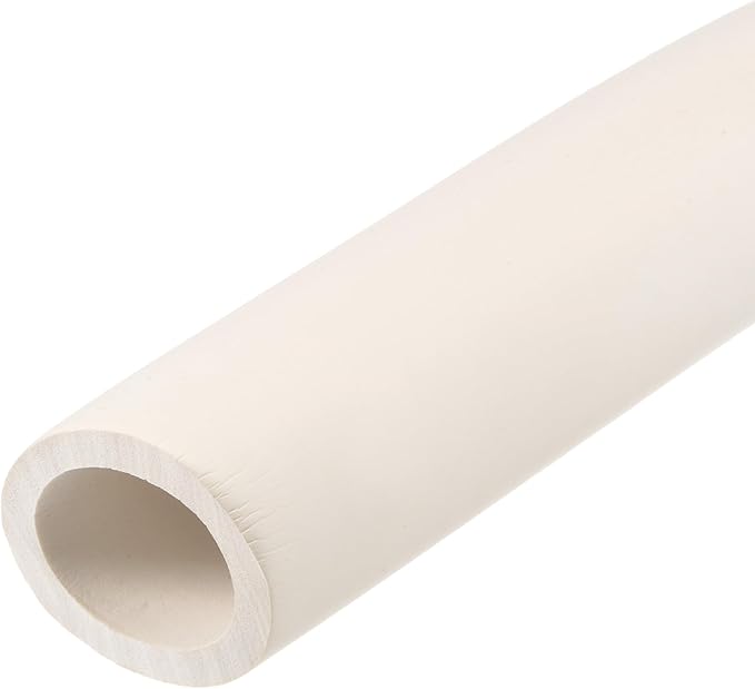 uxcell Foam Tubing for Handle Grip Support, 25mm ID 35mm OD 1m Length White