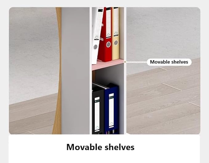 Mobile Wooden Podium Stand with Lockable Wheels Modern Presentation Blockboard Lectern Oak Color with Storage Shelves for Office, Church, Classroom, Conference Room