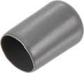 uxcell 20pcs Rubber End Caps 13mm ID Vinyl PVC Round Tube Bolt Cap Cover Screw Thread Protectors Dark Grey