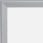 SnapeZo Silver 32x48 Poster Frame, 1.7" Aluminum Profile, Front-Loading Snap Frame, Wall Mounting, Wide Series