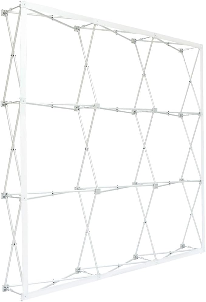 Custom Fabric Pop Up Straight Display, Trade Show Display Backdrop Booth, Hook and Loop Step and Repeat Backdrop for Trade Show Backdrops (Graphic Only, 8ftx8ft)