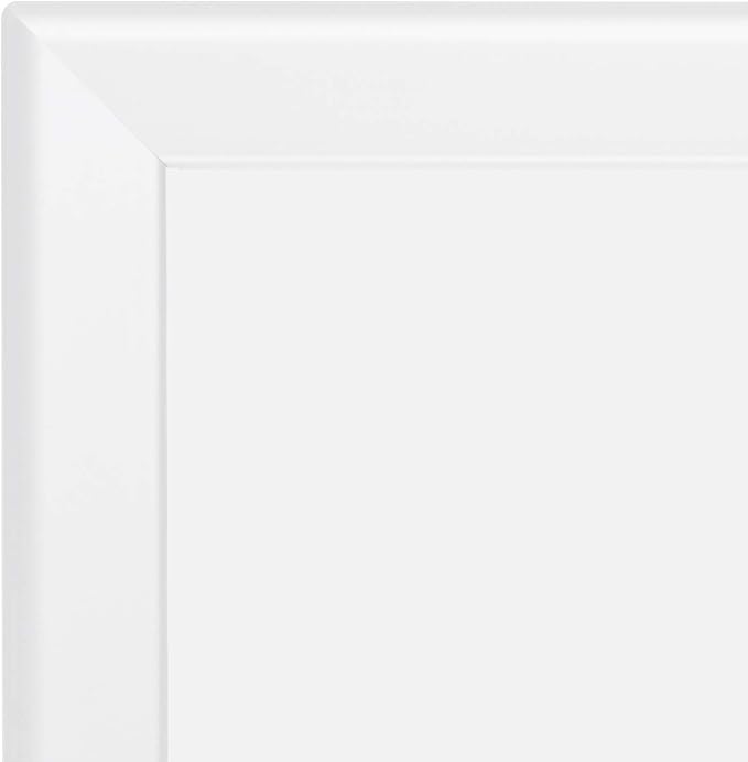 SnapeZo Photo Frame 11x17, White, 1.25 Inch Aluminum Profile, Front-Loading Snap Frame, Wall Mounting, Professional Series