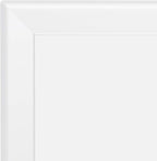 SnapeZo Photo Frame 11x17, White, 1.25 Inch Aluminum Profile, Front-Loading Snap Frame, Wall Mounting, Professional Series