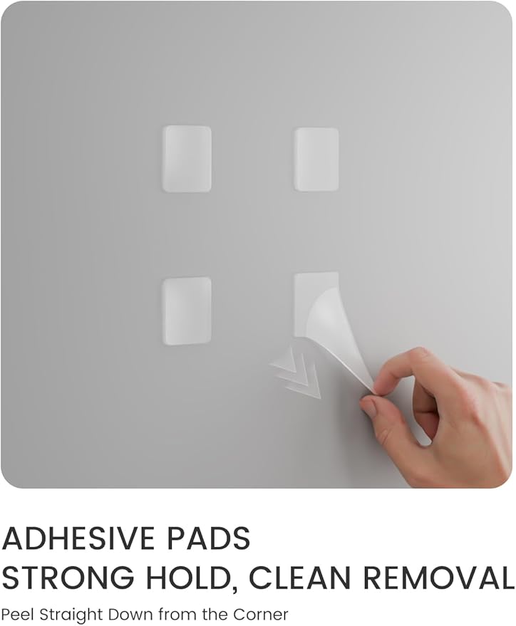 Large Felt Bulletin Board 36" x 24" Cork Board Alternative-6 Pack with 40 Safe Removable Adhesive Tabs, Cork Boards for Walls Cork Board for Home Office Classroom Pin Board (Sage)