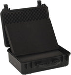 PP Portable Flight Case, Lockable Tool Box for Transportation Travelling, Protective Equipment Case, 18.5"x14.2"x7.1", -283