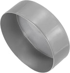 uxcell 4pcs Rubber End Caps 5 15/16"(150mm) ID Vinyl Round End Cap Cover Screw Thread Protectors Dark Grey, 50mm Height
