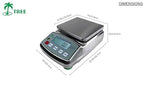 Tree HRB-S 1002TL Stainless Steel Top Loading Balance Scale, 1000 g x 0.01 g for Weighing Powders, Herbs, Jewelry, and More, for Lab & Home Use