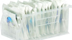 Akro-Mils 30230 AkroBins Plastic Storage Bins, Space-Saving Stackable Bins for Garage, Pantry, Craft Organization, 11-" x 5-" x 5-", Clear, 12-Pack