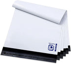 POLYSELLS 50 pcs 19x24 Inches White Poly Mailers Shipping Envelopes, Strong Adhesive Sealing, Waterproof, and Tear-resistant Postal Mailing Bags for Clothing, Books, and Accessories