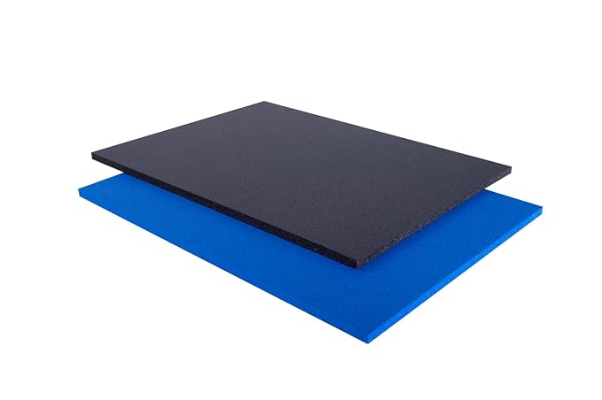 5S Lean Tool Box Foam Organizers 1/2 INCH Thick (1 Piece) (20"x40", Blue)