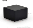 Oirlv Solid Wood Minimalism Style Jewelry Display Stand Showcase Jewelry Organizer Black Square Holder (SM05302)