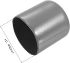 uxcell 10pcs Rubber End Caps 40mm(1 9/16") ID Vinyl Round End Cap Cover Screw Thread Protectors Dark Grey