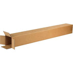 BOX USA 4x4x40 Tall Corrugated Boxes, Tall, 4L x 4W x 40H, Pack of 25 | Shipping, Packaging, Moving, Storage Box for Home or Business, Strong Wholesale Bulk Boxes