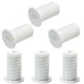 6pc Starlink Cable Grommet 3/4" Silicone Anti-Slip Waterproof Wall Hole Pass Through Split Cable Bushings for TV Wire Ethernet Cord, Starlink Cable Routing Kit Accessories,38mm/1.5"Ht, White