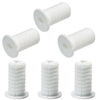 6pc Starlink Cable Grommet 3/4" Silicone Anti-Slip Waterproof Wall Hole Pass Through Split Cable Bushings for TV Wire Ethernet Cord, Starlink Cable Routing Kit Accessories,38mm/1.5"Ht, White