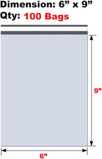 iMBAPrice 100 - 6X9 Premium Matte Finish Self-Sealing Non-Padded White Poly Mailers/Mailing Envelopes/Bags (iMBA-1PM-100)