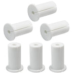 6pc Starlink Cable Grommet 1" Silicone Waterproof Wall Hole Pass Through Split Cable Bushings for TV Wire Ethernet Cord, Starlink Cable Routing Kit Accessories, 52.5mm/2.07" Ht, White