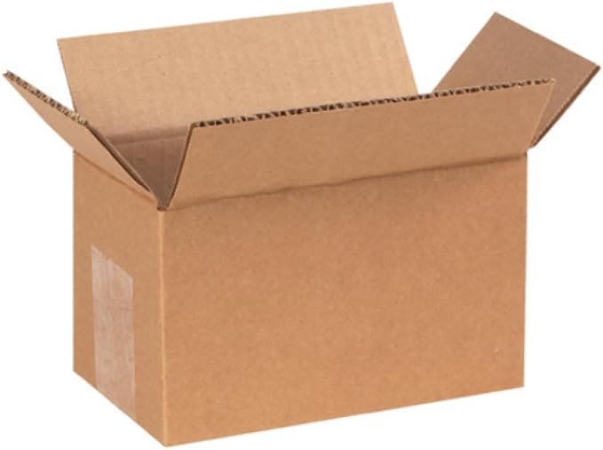 Secure Seal - 7x5x5 Pack of 100 Corrugated Cardboard Packing Shipping Mailing Moving Carton Boxes