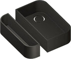 Door Sensor Cover Compatible with Ring (Color Matching), Snap-On Design for Ring 1st/2nd Gen Sensors, Strong Protective to Hide White Sensor, Upgrade Home Security Aesthetics - Black