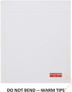 25 Pack 12.75x15 inch Rigid Mailer Self Seal Photo Document Mailers Stay Flat White Cardboard Envelopes White Photography Mailers for CD, Photos, Document