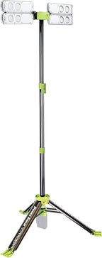 PowerSmith Voyager PVLR8000A-C 8000 Lumen Collapsible Cordless Tripod LED Work Light. BARE Light Only. 3-Way Power. AC or DC Adaptor or Battery Needed to Use Light