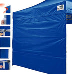 Eurmax USA Instant Canopy SunWall 10x10 Canopy Wall Sidewall Canopy Tent Sidewalls for Pop Up Canopy Tent,1 Pack Sidewall Only (Blue)