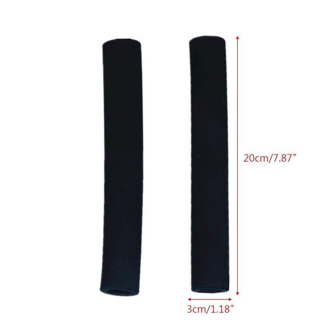 2 Pcs Black Baby Stroller Handle Cover Push Tube Cart Sleeve Foam Covers Armrest Soft Pr Baby Cart Covers Shopping，Travel Gear