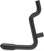 1/4 Inch Extra Thick Pegboard Hooks,Only Suitable for 1/4" Pegboard Board,Metal Pegboard Hooks for Hanging Storage (All Black, 60pcs L Hook)