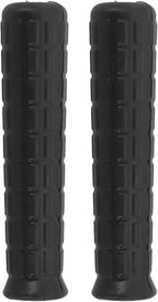 Rubber Wheelbarrow Handle Grips for 8-42mm Round Tubes, Non-Slip Replacement Wheelbarrow Handles, Garden Cart Handle Covers, 2-Pack Black Anti-Skid Shock Absorption(114 x 18mm)