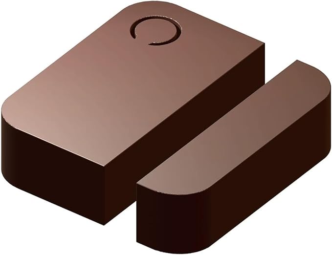 Door Sensor Cover Compatible with Ring (Color Matching), Snap-On Design for Ring 1st/2nd Gen Sensors, Strong Protective to Hide White Sensor, Upgrade Home Security Aesthetics - Brown