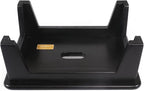CONSDAN Step Stool for Bed - USA Grown Oak, Wooden Stool for Adults and Seniors, 6.5" High, Non-Slip Mat, No Assembly Needed, Solid Wood, Black Color