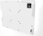 TABcare Anti-Theft Acrylic VESA Enclosure for Apple iPad Pro 13" 2024 M4 2025 M5 with Free Wall Mount Kit & 90-Degree Angle USB C Cable (White)