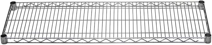Shelving Inc. 14" d x 42" w Chrome Wire Shelving with 1 Tier Shelf, Weight Capacity 800lbs Per Shelf