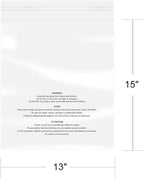 iMailer - 13" x 15"(1000 Counts) - Poly Bags with Suffocation Warning Self Seal 1.6 Mil for Clothing, Shirts, Packaging - Permanent Adhesive