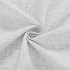 Faux Linen Semi Sheer Divider Curtain with Flexible Track, Extra Wide 1 Panel Light Filtering Privacy Curtain for Patio Sliding Glass Door or Room Divider, Living Room Bedroom, Natural, W72xL96