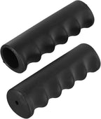 2Pcs Rubber Handle Cover Wheelbarrow Rubber Non-Slip Ergonomic Weatherproof Round Handle Grip Covers For Garden Carts(118 x 25mm)