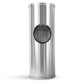 Zoom Wipes Stainless Steel Wipes Dispenser with Built-in Trash Bin – 36" Floor Stand Wipes Holder for Gyms, Offices, Homes – Sanitizing & Disinfecting Station, Commercial Grade & Rustproof.