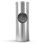 Zoom Wipes Stainless Steel Wipes Dispenser with Built-in Trash Bin – 36" Floor Stand Wipes Holder for Gyms, Offices, Homes – Sanitizing & Disinfecting Station, Commercial Grade & Rustproof.