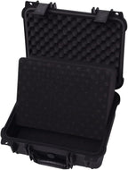 PP Portable Flight Case, Lockable Tool Box for Transportation Travelling, Protective Equipment Case, 13.8"x11.6"x5.9", -287