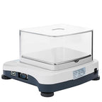 U.S. Solid Precision Lab Scale 600g x 0.01g- High Precision Analytical Balance w/USB and RS232 Interface, Detachable Draft Shield, 1 x 500g Calibration Weight,100-240 VAC