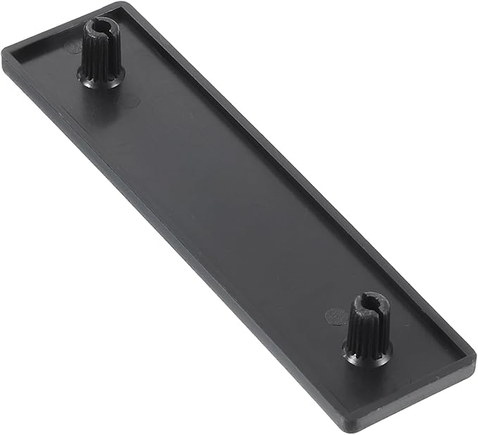uxcell 10Pcs Extruded End Cap Nylon, 20x80mm T-Slot Aluminum Profile 2080 European Standard End Cap Extrusion Plug for Trolley, Fish Tank Rack, Storage Rack, Black
