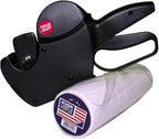 Price Gun Labels (MX-5500 Compatible) | Self-Adhesive Price Stickers for Retail, Supermarkets & Boutiques | Universal 1-Line Label Rolls for Pricing Guns & Tagging Tools | 9000 Labels Total