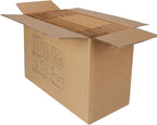 MEBRUDY 12x9x3 Inches Shipping Boxes Pack of 20, Small Corrugated Cardboard Box for Mailing Packing Literature Mailer
