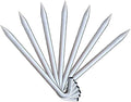 Steel Tent Stakes Heavy Duty Ground Stake, Metal Stakes to Anchor Commercial Inflatables, Outdoor Camping Canopy, Fence, Garden Tent Accessories, 1" Diameter x 18" Length, 25 Pack
